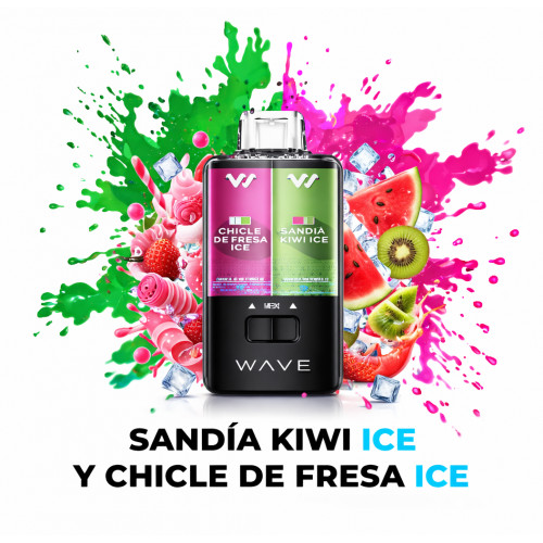 WAVE SWITCH VAPER 0% SANDIA KIWI Y CHICLE DE FRESA