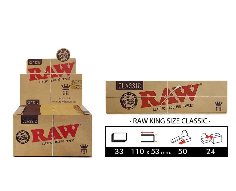 EXP.50 LIBRITOS RAW KING SIZE CLASSIC