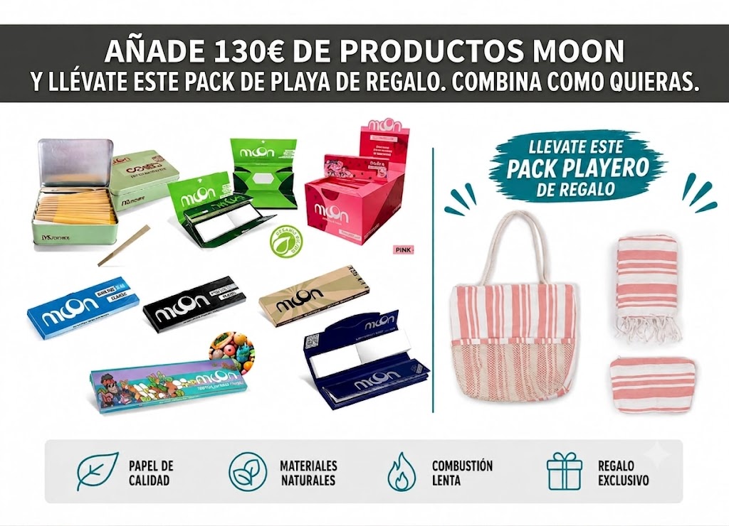 130€ EN MOON + REGALO PACK PLAYERO