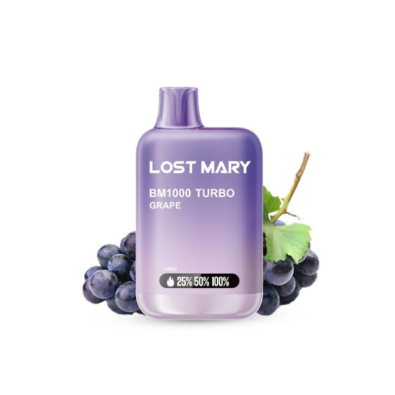 LOST MARY BM1000 Turbo Grape 2%