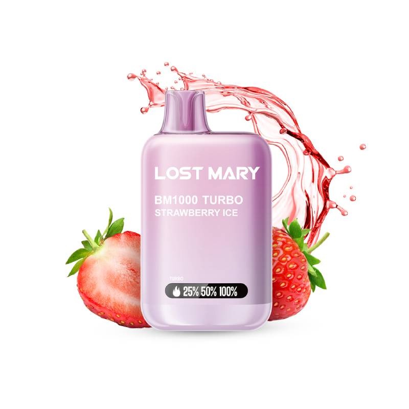 LOST MARY BM1000 Turbo Strawberry Ice 2%
