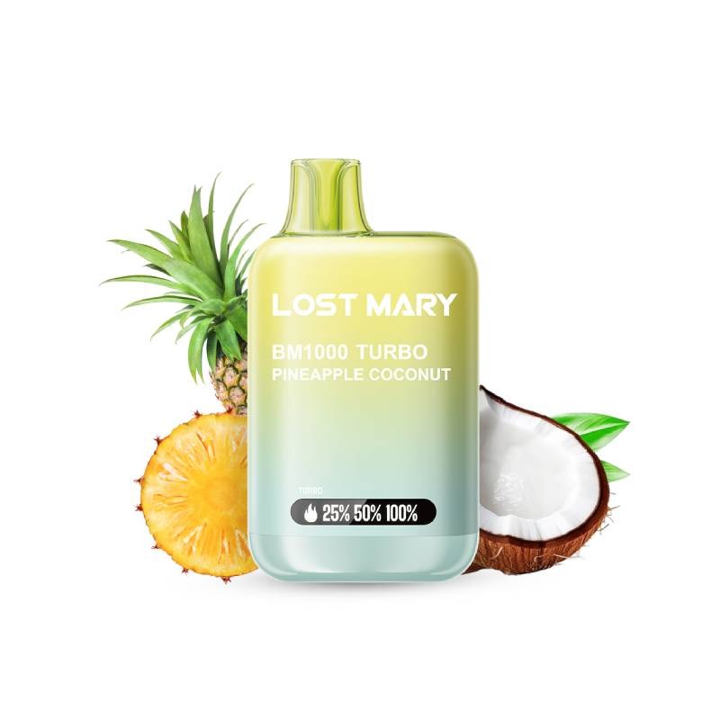 LOST MARY BM1000 Turbo Pineapple Coconut 2%