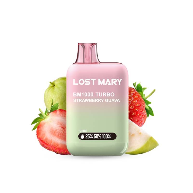 LOST MARY BM1000 Turbo Strawberry Guava 2%