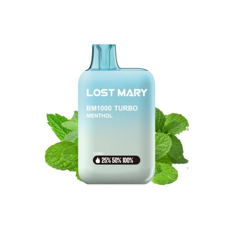 LOST MARY BM1000 Turbo Menthol 2%