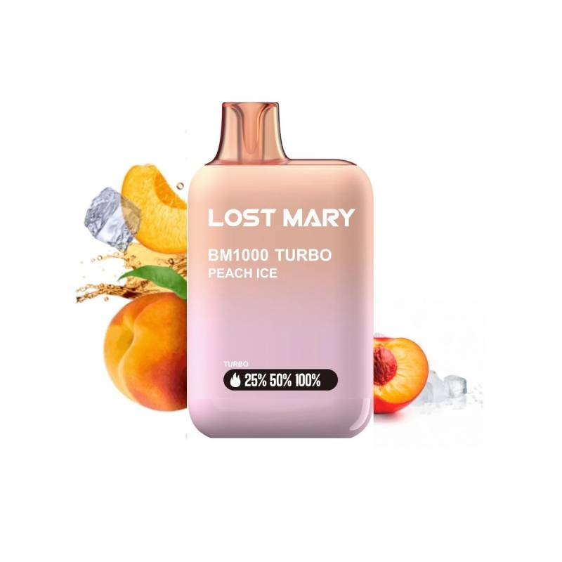 LOST MARY BM1000 Turbo Peach Ice 2%