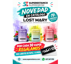 PROMO 30 VAPERS LOST MARY+REGALO MOON PAPEL