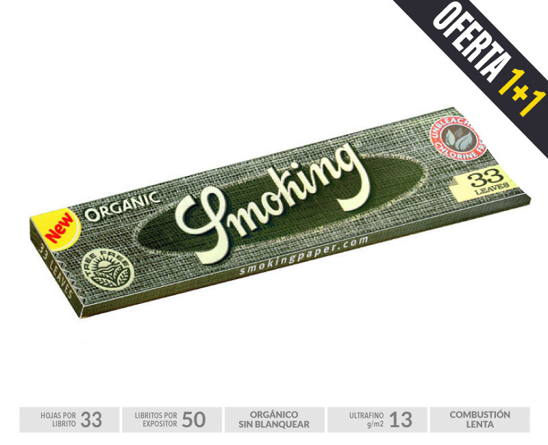 SMOKING EXP 50 ORGANICO KING SIZE SLIM