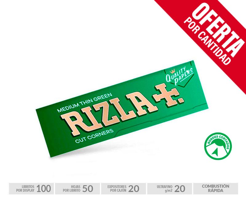 RIZLA GREEN 70  EXP 100