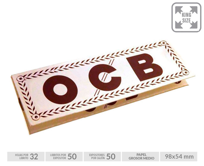 OCB WHITE KING SIZE EXP 50