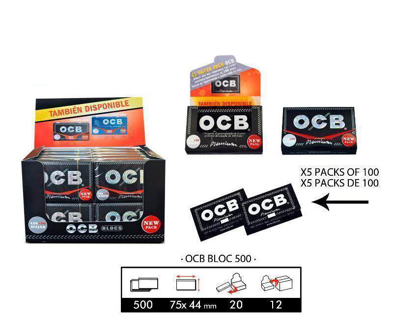 OCB PREMIUM BLOCK 500 EXP 20