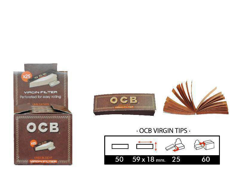 OCB VIRGIN TIPS EXP 25
