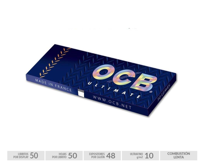 OCB ULTIMATE - PAPEL 70 MM EXP-50