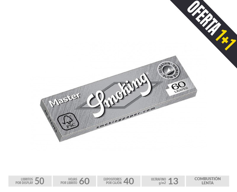 SMOKING EXP 50 MASTER SILVER Nº 8 (70 MM)