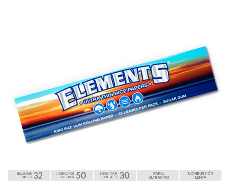 ELEMENTS EXP 50  KING SIZE SLIM