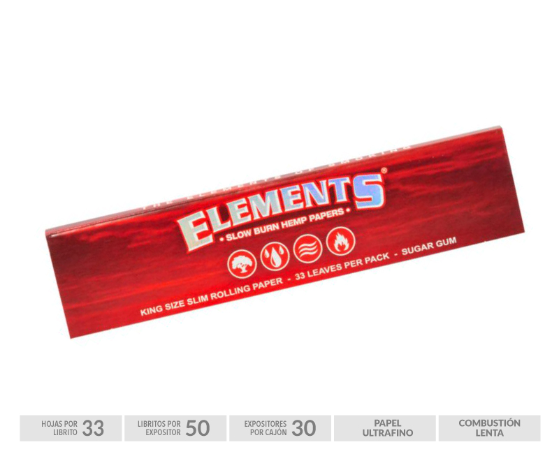 ELEMENTS EXP 50  RED SLIM