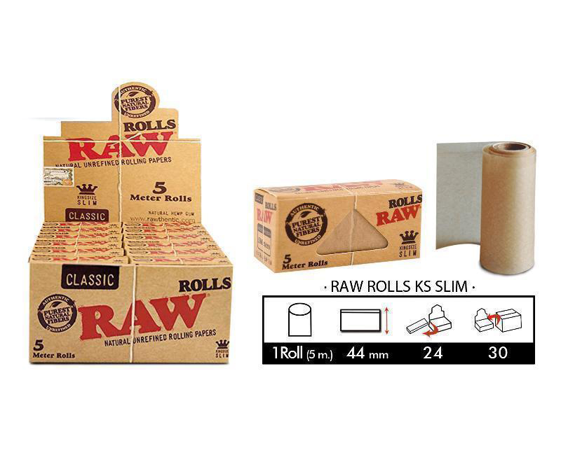 RAW EXP 24  ROLLS SLIM  5m