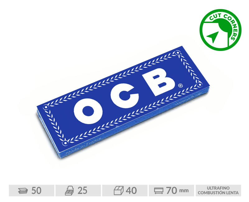 OCB BLUE STANDARD - CUT CORNERS ULTRATHIN EXP 25