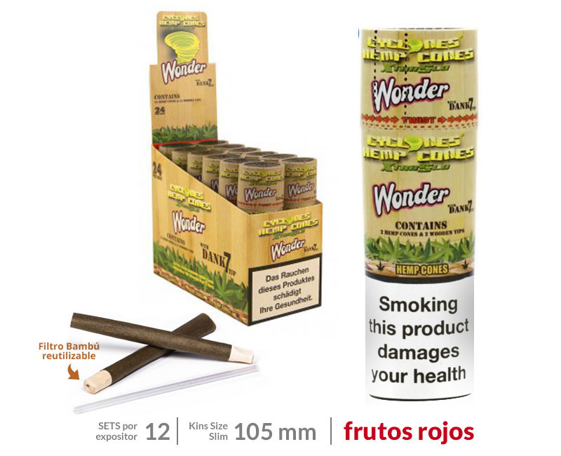 CYCLONE CONES WONDER: 12 PACKS  X 2 CONOS