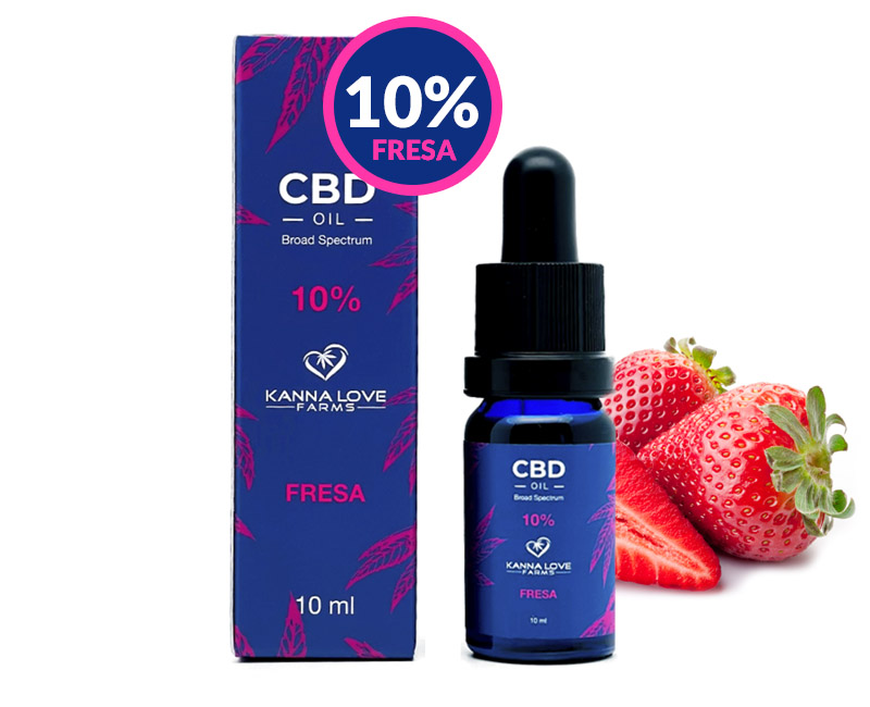 KANNA LOVE CBD OIL 10%  FRESA 10ML