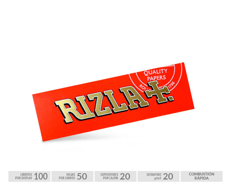 RIZLA EXP 100  RED 70mm