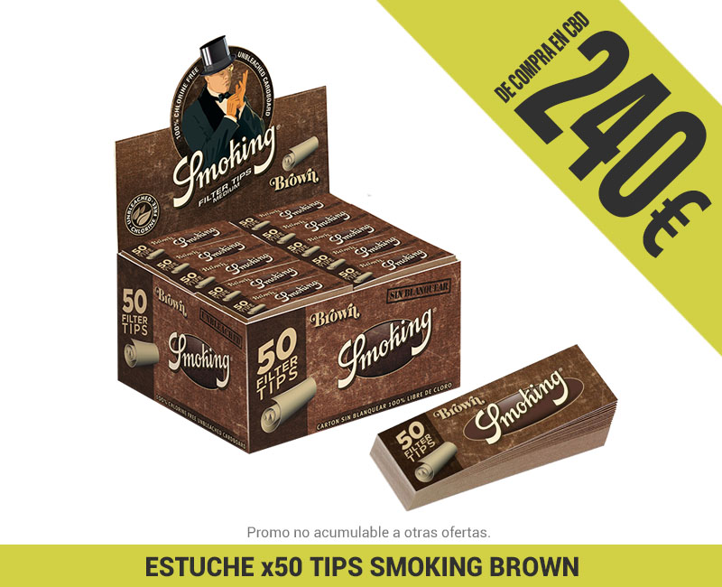PROMO CBD 240 EUR + SMOKING ROLLS BROWN