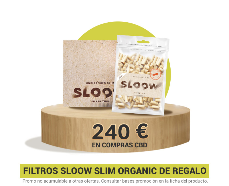 PROMO CBD 240 EUR + SLOOW FILTROS SLIM ORGANIC