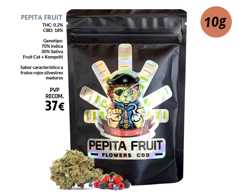CBD BEERTOPIA FLOR PEPITA FRUIT 10G