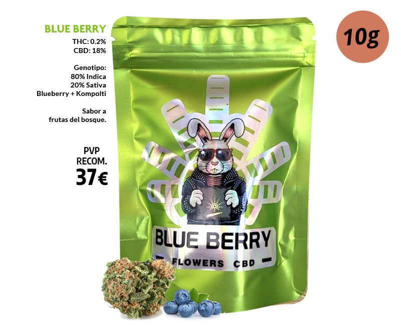 CBD BEERTOPIA FLOR BLUEERRY 10G