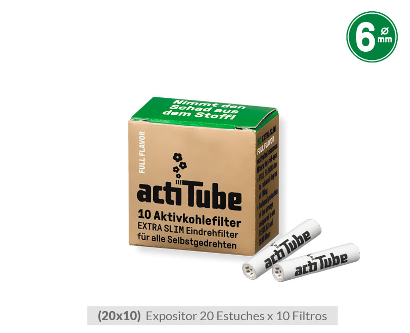 AC1048 ACTITUBE FILTROS 6 MM EXTRASLIM (20X10)