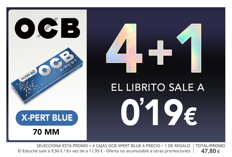 PROMO OCB XPERT BLUE (4+1)