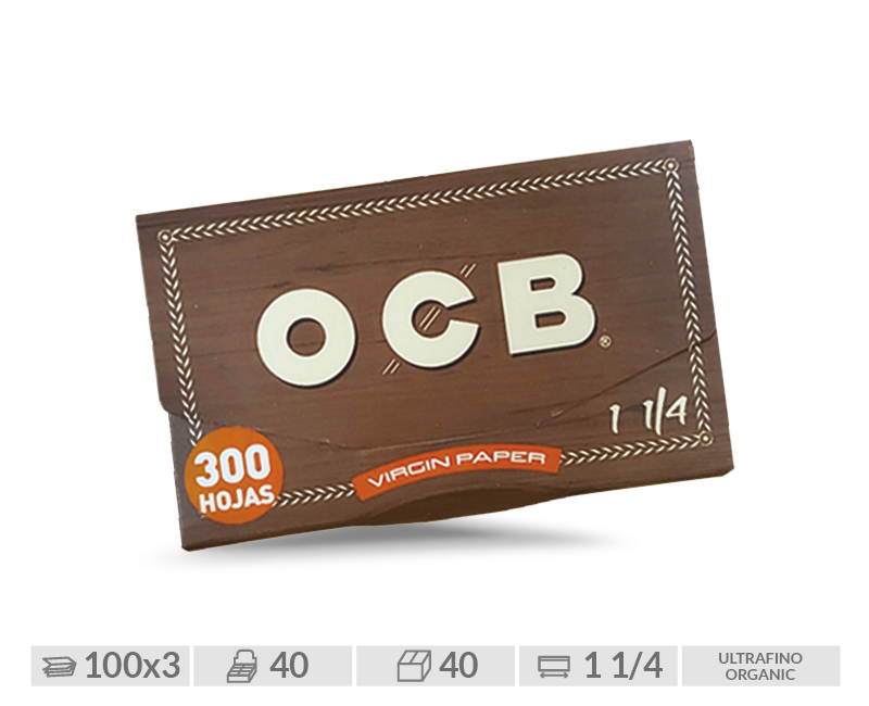 OCB VIRGIN BLOC 300: 30 LIBRITOS 1 1-4