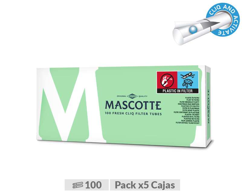MASCOTTE TUBOS FRESH CLIQ 100 (PACK 5 ESTUCHES)