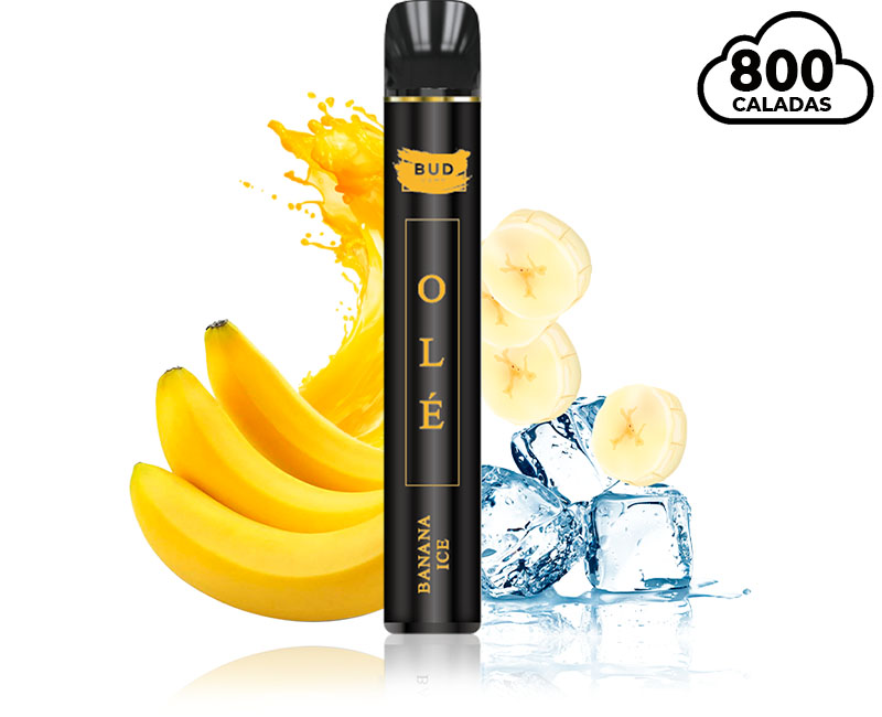 OLE VAPER 2% BANANA ICE 800 (PLATANO)