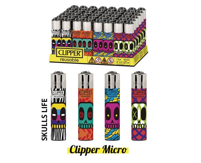 CLIPPER MICRO: SKULLS LIFE - CP22 - DL48