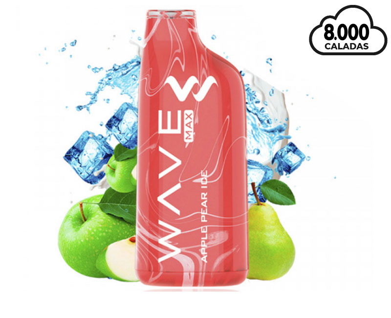 WAVE VAPER 8000 0% APPLE PEAR ICE (PERA-MANZANA)