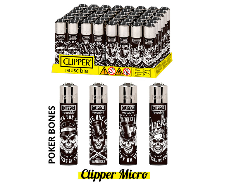 CLIPPER MICRO POKER BONES - CP22 MICRO DL48