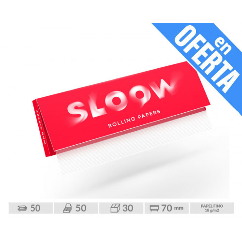 SLOOW EXP  50  RED 70mm (18gr-50Hojas)