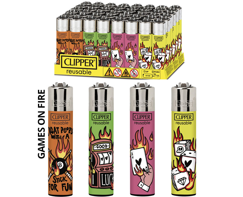CLIPPER GAMES ON FIRE - CP11 LARGE DECO DL48