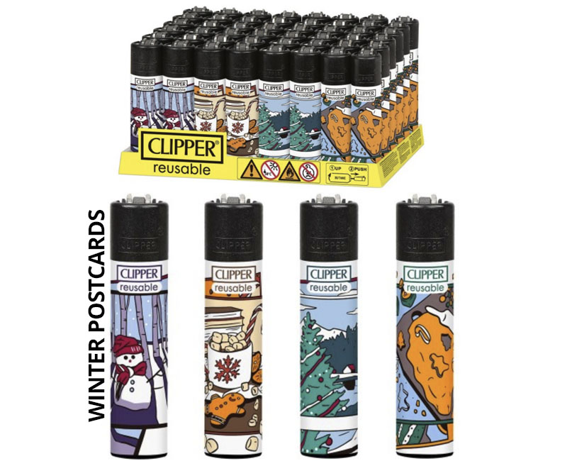 CLIPPER WINTER POSTCARDS 1 - CP11 LARGE DECO DL48