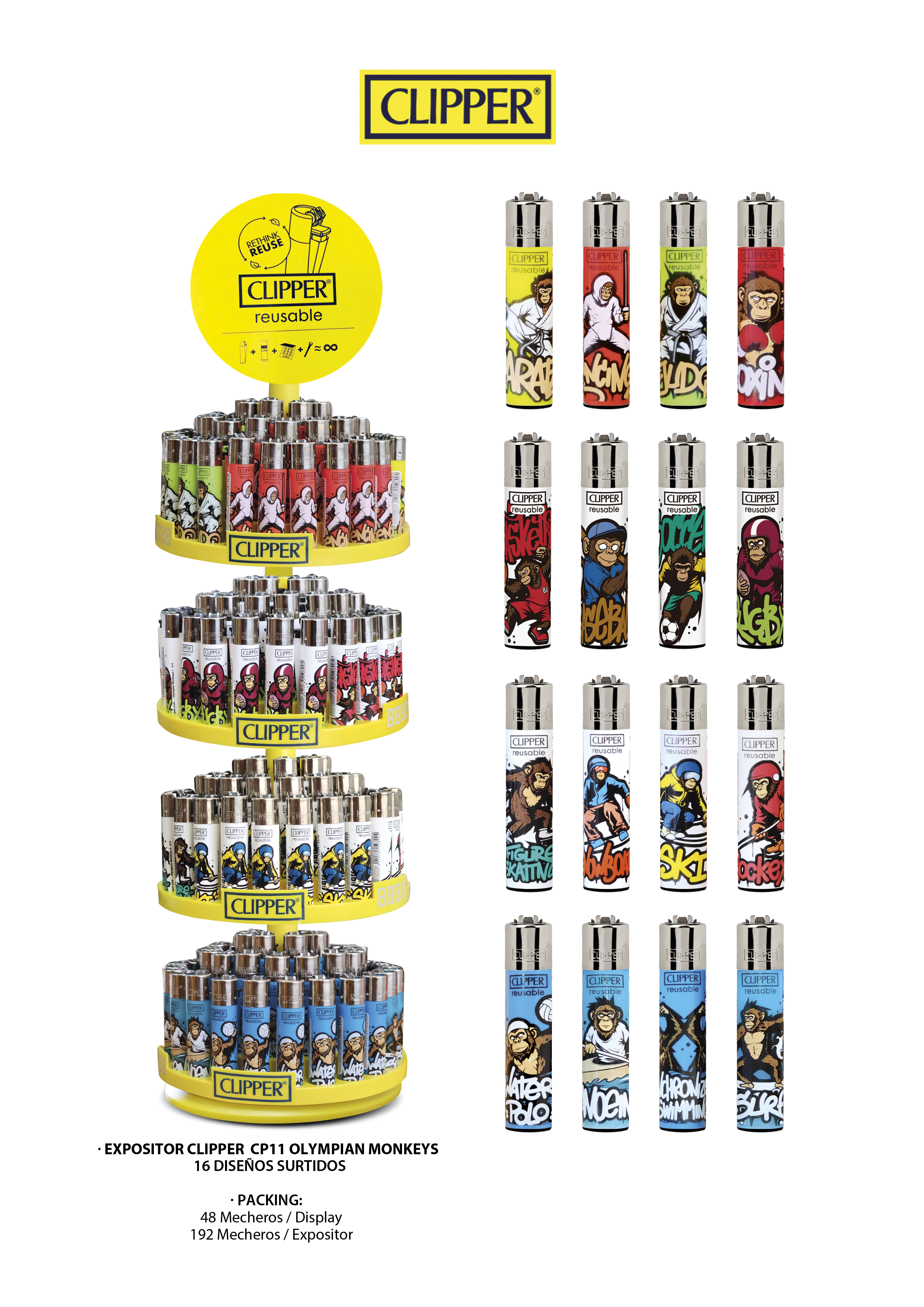EXP. 192 CLIPPER CP11 OLIMPIAN MONKEYS