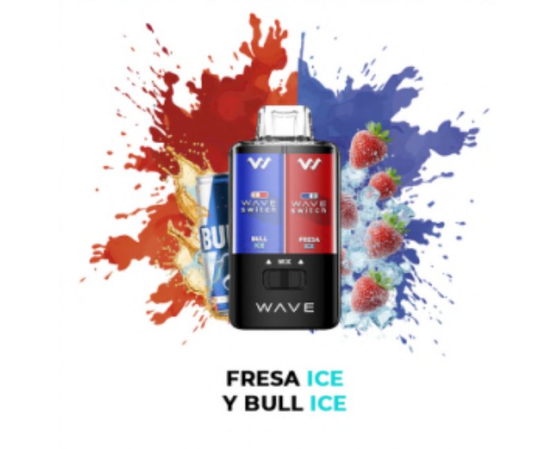 WAVE SWITCH VAPER 0% FRESA-REDBULL 40.000 CALADAS