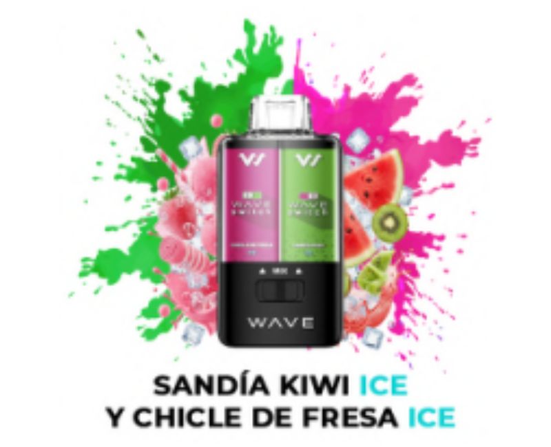 WAVE SWITCH VAPER 0% SANDIA KIWI Y CHICLE DE FRESA
