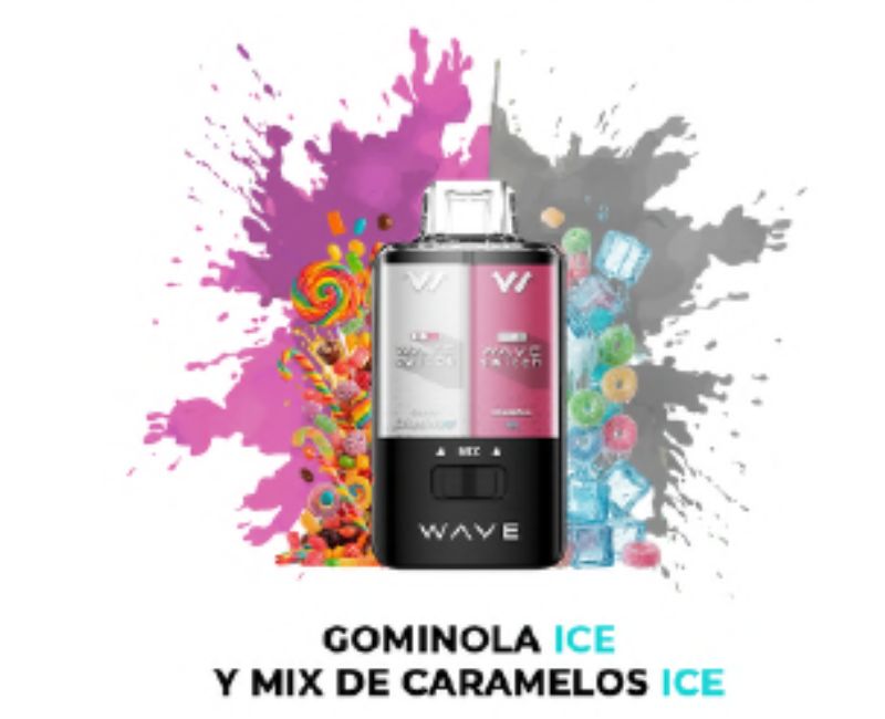 WAVE SWITCH VAPER 0% GOMINOLA Y MIX CARAMELOS ICE