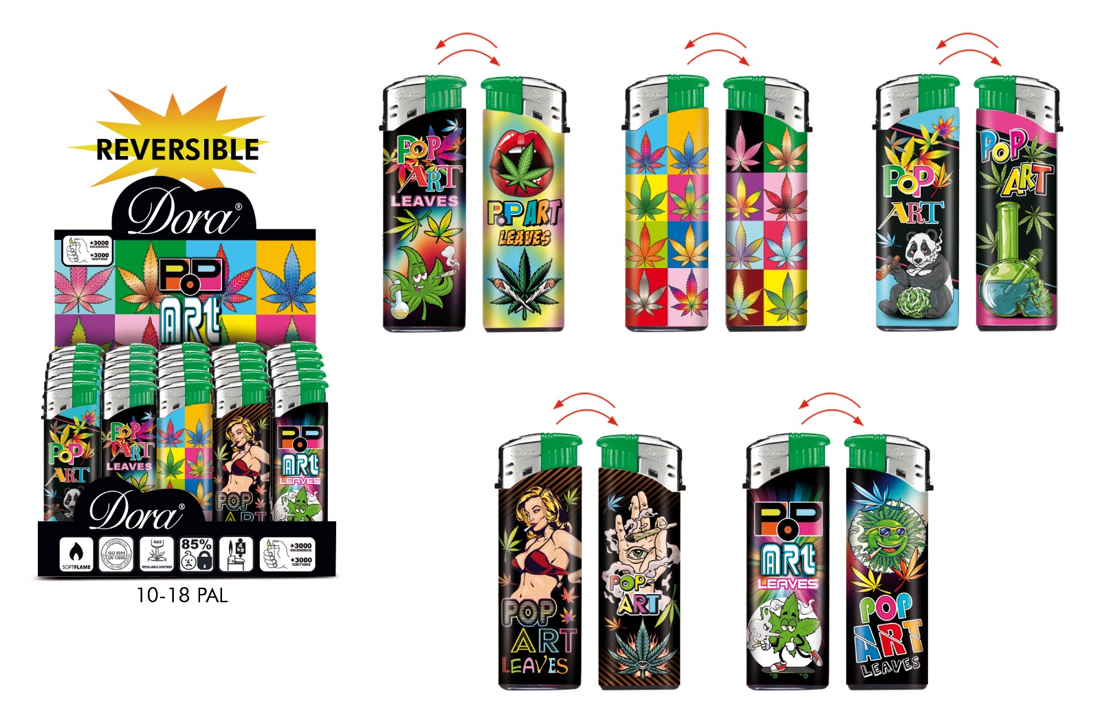 DORA EXP 50 ENC ELECTRONICOS POP ART LEAVES