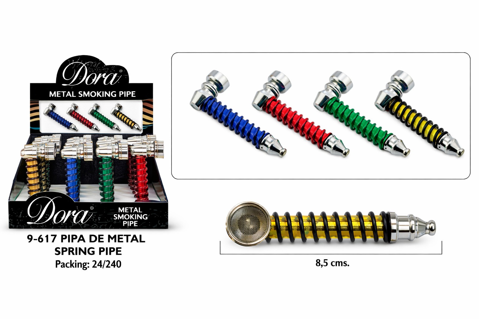 DORA EXP.24 PIPA DE METAL SPRING