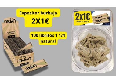 EXP. BURBUJA 2X1- 100LIB MOON NATURAL 1 1/4